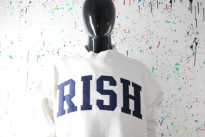 RISH Oversized Crew Neck Sweatshirt 100% Cotton French Terry Unisex Casual <b>Pullover</b> Autumn Wear URBAN PRODUCTIONS - Product Image 4