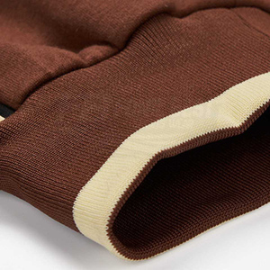 Survêtement à capuche gris et blanc pour homme, avec fermeture éclair intégrale et poches latérales, style décontracté pour l'automne - Product Image 2