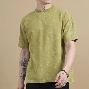 Camisetas para Hombre con Lavado Ácido, Fabricadas en Fábrica 2026, con Colores Personalizados y Camisetas Lisas de Color Sólido para Hombre, Gran Venta, Numica Sports - Product Image 1