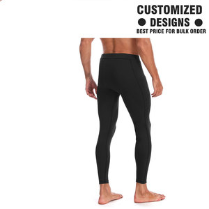 Leggings de compression pour hommes haute performance, personnalisables, séchage rapide, respirants, pour le sport et l'entraînement en extérieur - Product Image 2
