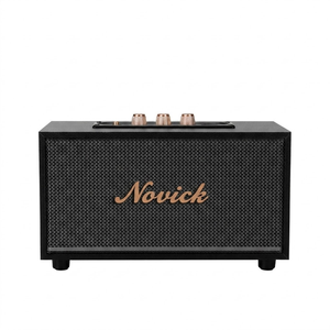 Altavoz <span class=keywords><strong>XM</strong></span>-301 con Acabado de Madera Retro, Subwoofer de 10W con Bajos Potentes, Reproductor de Audio Vintage de Escritorio con Control de Perilla Metálica, Música para el Hogar - Product Image 4