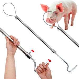 Optitech Healthcare PS-7417 Outil de capture de porcs manuel argenté avec corde à crochet, 11 positions de mâchoires, qualité chirurgicale, certifié CE, garantie 1 an - Product Image 5