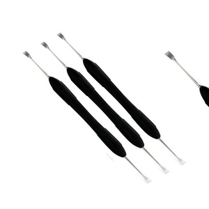 Kit d'instruments dentaires manuels réutilisables en acier inoxydable noir avec poignée en acier inoxydable, détartreur et gratte-dents, certifié CE - Product Image 1