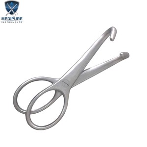 Instrumento Veterinario Obstétrico de Acero Inoxidable de Alta Calidad con Gancho Doble, Reutilizable, para Parto de Ganado - Product Image 1