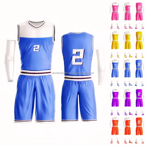 Camiseta de baloncesto para hombre personalizable OEM de alta calidad transpirable Transferencia de Calor estilo clásico negro cosido Logo de talla grande - Product Image 1