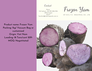 YAMS PURPLE CONGELADOS-MEJOR PRECIO DE VIETAM ALTA CALIDAD - Product Image 5