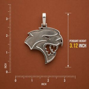 Pendentif personnalisé tête de tigre style hip hop pour hommes - Product Image 3