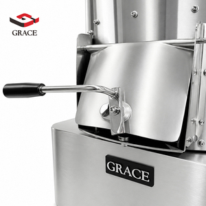 GRACE Máquina Peladora de <span class=keywords><strong>Papas</strong></span> Eléctrica de Pie con Tapa y Ruedas para Cocina Industrial y Restaurante - Product Image 6