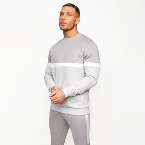 Sweat-shirt personnalisé pour homme en polyester/coton, col rond, épaules tombantes, logo brodé, motif 3D, sweat-shirt en molleton d'hiver, streetwear - Product Image 2