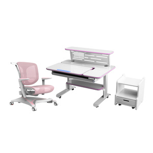 Mesa de Estudio Infantil Cuadrada Moderna de Plástico Ajustable con Soporte para Tablet y Cajón de Almacenamiento para el Hogar y la Escuela - Product Image 6