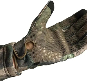 Gants tactiques robustes camouflage |   Équipement de chasse avec paume renforcée antidérapante |   Gants chauds isolés camouflage forêt - Product Image 5