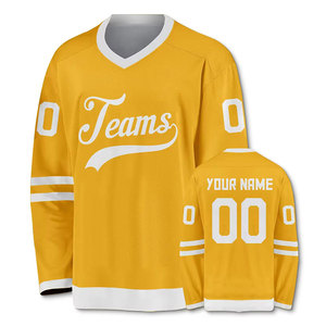 Jersey de Hockey sobre Hielo Personalizado de Alta Calidad, Ligero y de Talla Grande para Hombre, en Venta - Product Image 1