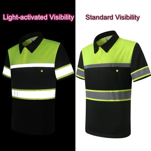 เสื้อโปโลนิรภัยแบบเรืองแสงพรีเมียมพร้อมแถบสะท้อนแสงสำหรับงานอุตสาหกรรมจากผู้ผลิต - Product Image 5