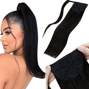 Factory Priced Vietnamese Virgin Remy Hair Extensions Straight Raw Hair Donor Light Dyed Color High Quality <b>Ponytail</b> Extensions - Product Image 6