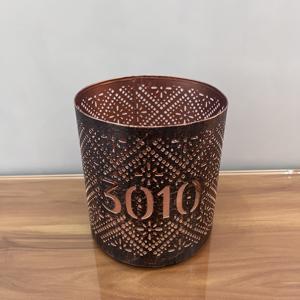 Porte-bougie votif vintage en fer fait main 5,5x5,5x6 pouces, design artisanal, centre de table, décoration pour la maison, mariage, Ramadan - Product Image 4