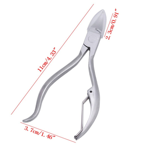 Coupe-ongles professionnel en acier inoxydable de haute qualité, ciseaux à cuticules pour pédicure, coupe-ongles pour ongles incarnés, nouveau design - Product Image 6