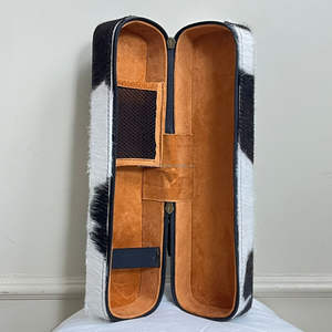 Estuche para Rizador de Pelo de Cuero Vacuno Genuino, con Cremallera, Resistente al Calor, Estilo Occidental, Bolsa de Almacenamiento para Viajes - Product Image 6