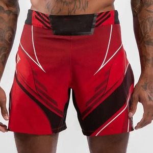 Shorts de boxe MMA légers de qualité supérieure, fabrication en usine, prix de gros 2026, logo personnalisé, sublimation, shorts MMA - Product Image 1