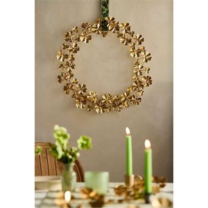 Antique Copper Metal Floral <b>Wall</b> Wreath Rustic Patina Iron <b>Flower</b> Garland for Home Living Room Farmhouse Wedding <b>Wall</b> Decor - Product Image 1