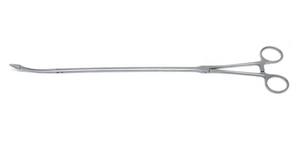 Pinzas Curvas de Acero Inoxidable para Pilling, Marca BISONS, Instrumento Médico Angulado de 20 cm, Venta al Por Mayor - Product Image 2