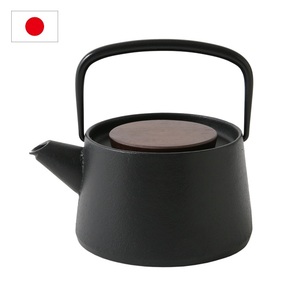 Théière Nambu Tekki "tetu", fabriquée au JAPON, théière en fonte, revêtement émaillé intérieur, avec passoire à thé en acier inoxydable - Product Image 1