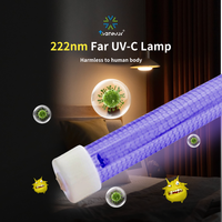 Lampe germicide professionnelle sûre à ultraviolets lointains (UVC) 222 nm et 254 nm