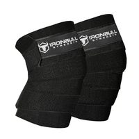 Attelles de genou en néoprène robustes avec fermeture auto-agrippante réglable, antidérapantes, élastiques, de compression, personnalisables pour la force athlétique et les squats