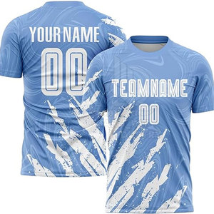 Uniforme de football personnalisé de haute qualité à transfert thermique, séchage rapide, respirant, 100% polyester, service OEM, pour hommes adultes - Product Image 4