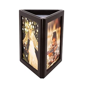 Marcos de fotos de madera con acabado en nogal de estilo antiguo para certificados y regalos personalizados disponibles a precios más bajos. - Product Image 4