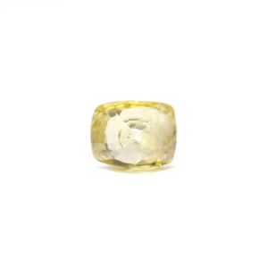 Handcrafted 3.85 Carat Yellow Sapphire Loose Gemstone Oval Cut for Fine Jewelry - Product Image 2