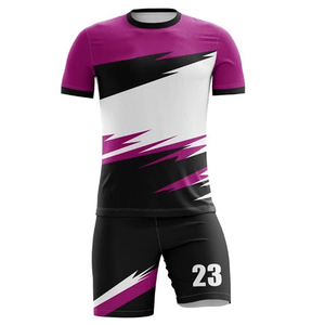 Conjunto de Uniforme de Fútbol Transpirable de Manga Corta para Adultos, Ropa de Entrenamiento para Equipos, Color y Logotipo Personalizables, Secado Rápido, Alta Calidad, Venta al Por Mayor - Product Image 1