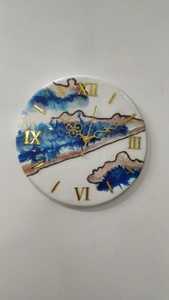 Modern Resin Quartz Wall <b>Clock</b> Single Face Needle Display 25mm Thick Plate Antique Style <b>Battery</b> Operated Living Room Decor - Product Image 1