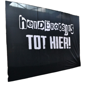 Heavy Duty PVC Mesh <b>Fence</b> Banner | Outdoor Windproof Advertising Banner for Construction <b>Fences</b>, Event Barriers & <b>Temporary</b> Fenc - Product Image 5