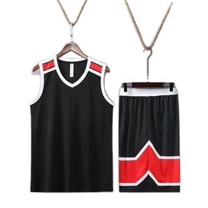 Prêt à expédier des ensembles de maillots de basket-ball de chemises en maille pour la mêlée d'équipe Short de sport à séchage rapide avec poches Impression de logo personnalisé - Product Image 5