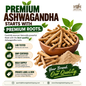 Poudre d'ashwagandha |   Capsules |   Extrait – Complément alimentaire à base de plantes de qualité supérieure, marque privée et fabrication OEM, fabriqué en Inde |   Qualité d'exportation - Product Image 2