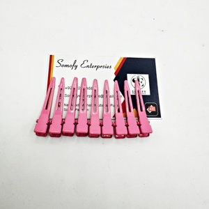 Customized Pink Stainless Steel High Quality Sustainable <b>Hair</b> Extension <b>Tool</b> Clips for Salon Use with Custom Logo - Product Image 6