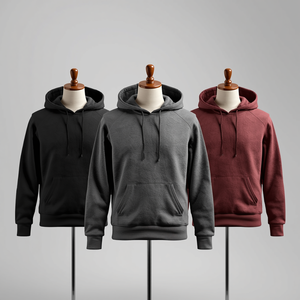 เสื้อฮู้ดดี้คุณภาพสูง ผ้าฝ้ายพรีเมียม ฟลีซ พูลโอเวอร์ สตรีทแวร์ พร้อมบริการ OEM ODM ปรับแต่งได้ - Product Image 6