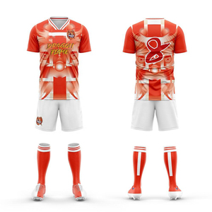 Professional Custom Soccer Uniform for <b>Men</b> Women Lightweight Breathable Quick Dry Digital Print 100% Polyester Soccer Uniform - Product Image 2