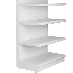 Estantería de Exhibición Metálica Resistente Personalizada para Supermercados, Góndola de Doble Cara con Estantes Ajustables para Tiendas Minoristas y Tiendas de Abarrotes - Product Image 1