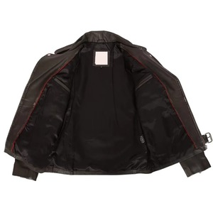 Blouson de moto en cuir matelassé unisexe de haute qualité, coupe-vent, fabriqué au Pakistan, collection 2026 - Product Image 2