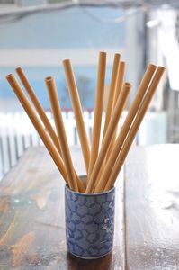 Pailles zéro déchet - Moins de plastique - Produit écologique - Pailles en bambou durables - Pailles en bambou bio - Product Image 5