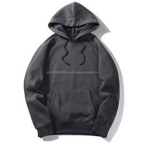 High Quality Cotton or Polyester Oversize <b>Hoodie</b> Thick Fleece Drop Shoulder Plain Blank Custom Men <b>Hoodies</b> - Product Image 3