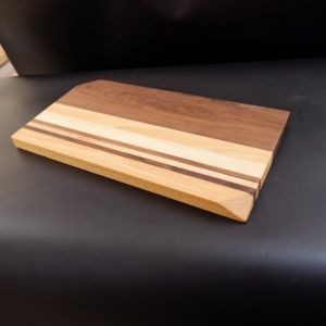 Rectangular <b>Wooden</b> Chopping Board With Stripe Pattern Anti-Slip Surface Single <b>Piece</b> Made in Vietnam - Product Image 4