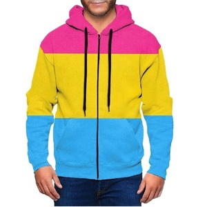 Men's Autumn Hooded Fleece Zipper-Up Jacket 100% Cotton Eco-Friendly Breathable Custom Embroidery Multi-Printing 300g Fabric OEM - Product Image 6