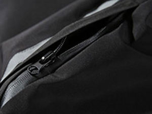 Blouson de motard noir pour homme avec doublure camouflage, résistant à l'eau, fermeture boutonnée, coupe classique, vêtement d'extérieur - Product Image 5