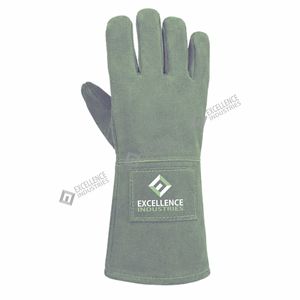 Durable Leather Safety Welding <b>Gloves</b> Heat Resistant Protective Hand <b>Gloves</b> for Industrial Welding and Fabrication - Product Image 2