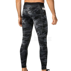 Pantalon de compression pour homme, coupe ajustée, tissu respirant, idéal pour les séances de gym, l'entraînement physique et les activités de plein air - Product Image 6