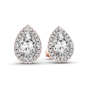 Listos para enviar, pendientes de diamantes Ayla de oro de diseño con calidad VS1, VVS1 (1 CT.) Tw. Pendientes con Certificación IGI para Mujer - Product Image 6