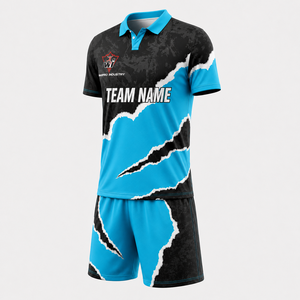 Conjunto de Uniforme de Fútbol Personalizado, Camiseta y Pantalones Cortos Sublimados, Transpirables, de Secado Rápido, para Equipos Deportivos, OEM ODM, Ropa de Entrenamiento para Hombres y Jóvenes - Product Image 3