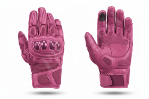 Gants de moto robustes en matériau personnalisé, protection des articulations renforcée, respirants, antidérapants, gants de moto à doigts entiers - Product Image 6